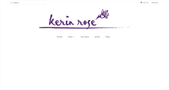 Desktop Screenshot of kerinrose.com